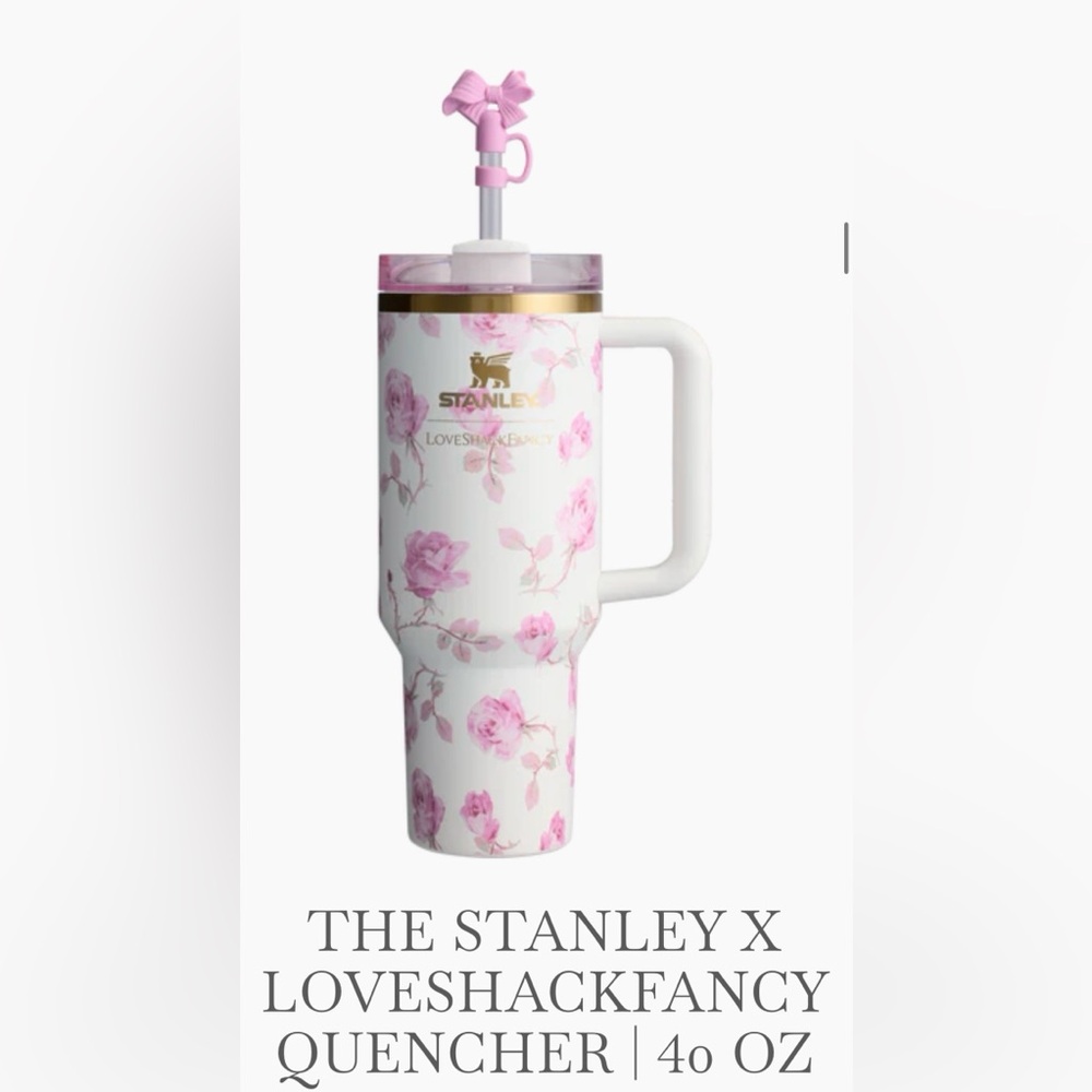 Loveshackfancy RIBBON ROSA 40oz Stanley